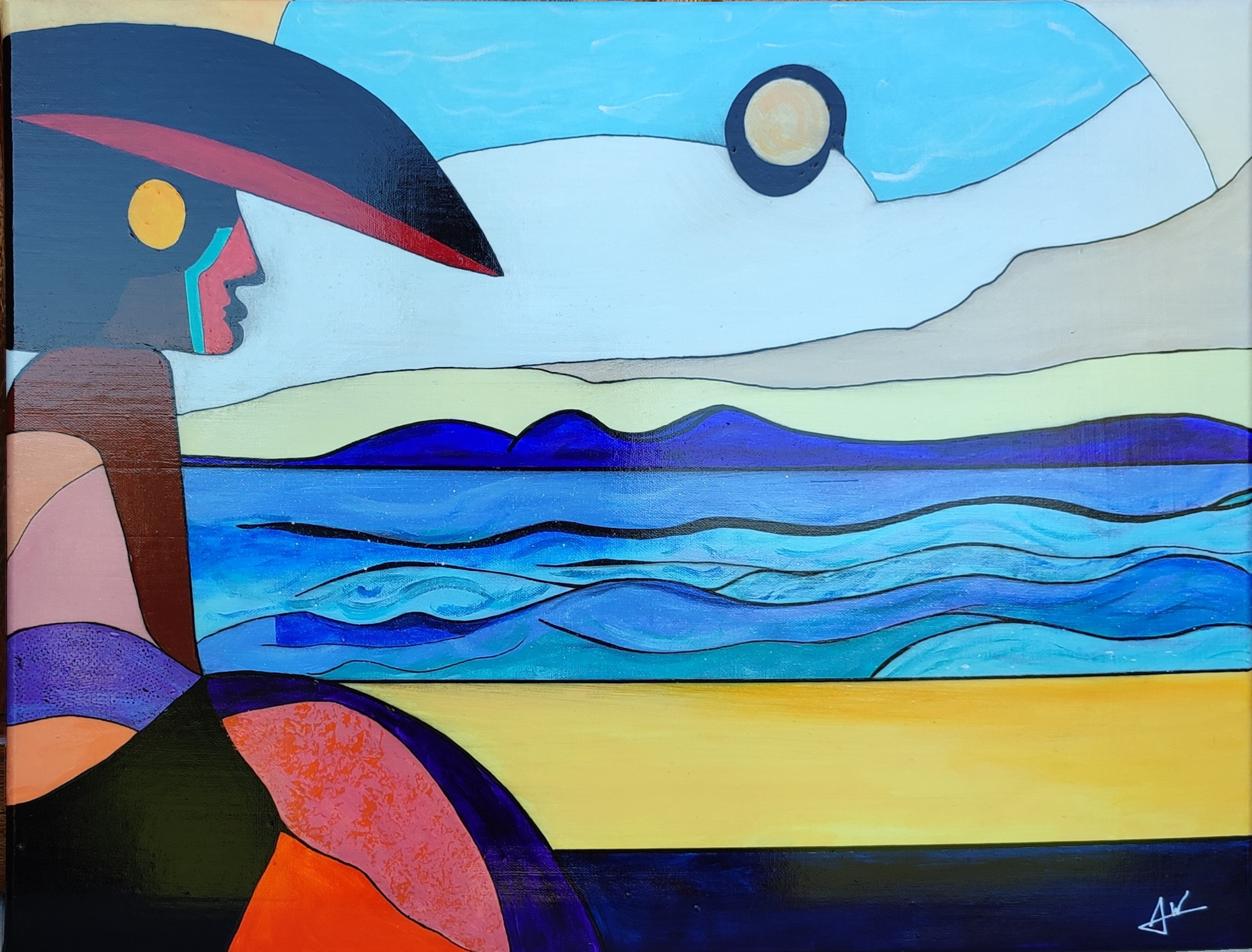 Femme au chapeau